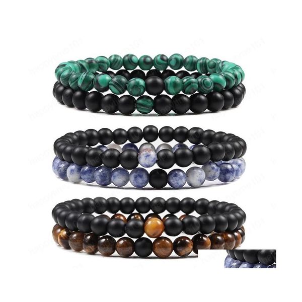 beaded 2pcs/set men tiger eye black lava natural stone beaded bracelets couples bracelet energy elastic rope jewelry drop delivery dhzo0
beaded 2pcs/set men tiger eye black lava natural stone beaded bracelets couples bracelet energy elastic rope jewelry drop delivery dhzo0