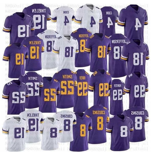 football jersey minnesota''vikings''86 johnny mundt 18 justin jefferson 4 dalvin cook 22 harrison smith 8 kirk cousins 8, Black;red
football jersey minnesota''vikings''86 johnny mundt 18 justin jefferson 4 dalvin cook 22 harrison smith 8 kirk cousins 8, Black;red
