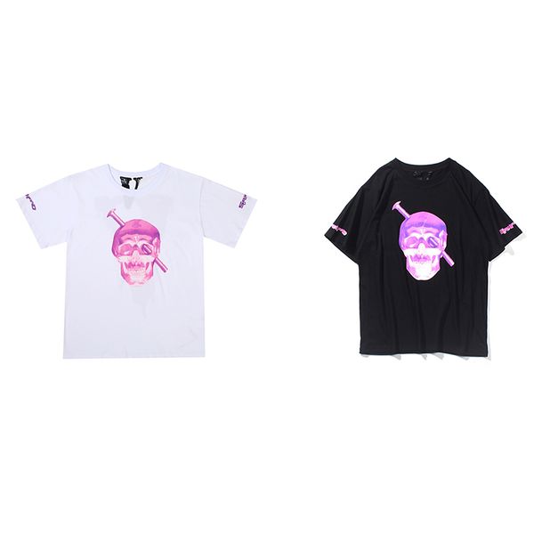 vlone mens fashion brand casual t shirt men womens pink skull print tee high street clothing size s-xl, White;black
vlone mens fashion brand casual t shirt men womens pink skull print tee high street clothing size s-xl, White;black