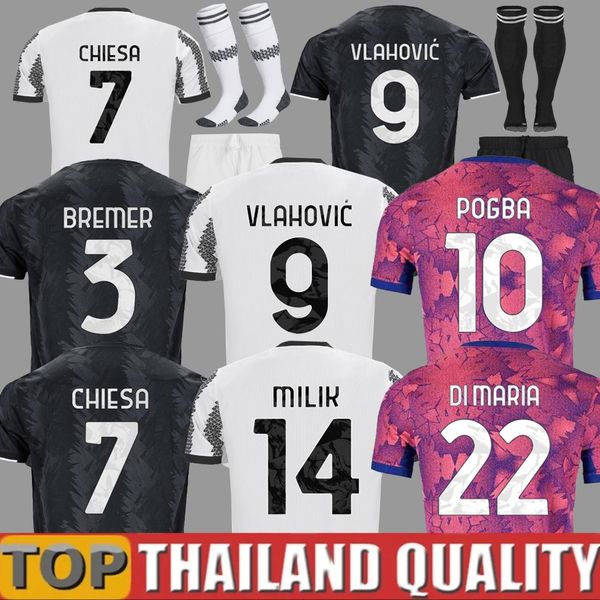 22 23 vlahovic chiesa milik soccer jerseys 2022 2023 pogba men kids kit set bonucci mckennie kean football shirts di maria locatelli bonucci, Black;yellow
22 23 vlahovic chiesa milik soccer jerseys 2022 2023 pogba men kids kit set bonucci mckennie kean football shirts di maria locatelli bonucci, Black;yellow