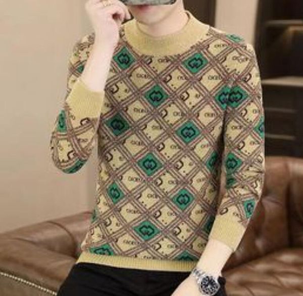 men's sweaters designer luxury new fashion crew neck pattern knit pullover brand sweater casual jumper mens clothes, White;black
men's sweaters designer luxury new fashion crew neck pattern knit pullover brand sweater casual jumper mens clothes, White;black