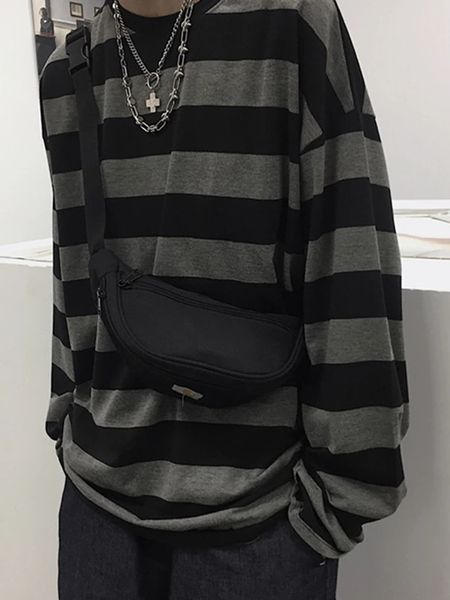 women's t shirt striped shirt streetwear harajuku couple female long sleeve gothic shirts spring oversize woman t shirt vintage blouse, White
women's t shirt striped shirt streetwear harajuku couple female long sleeve gothic shirts spring oversize woman t shirt vintage blouse, White