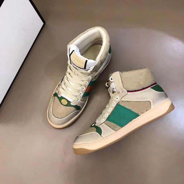 couple's style boots vintage high sneakers college fashion designer shoes luxury 5a leather classic g brand canvas dirty stripe print s, Black
couple's style boots vintage high sneakers college fashion designer shoes luxury 5a leather classic g brand canvas dirty stripe print s, Black