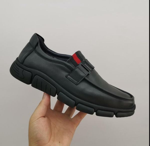 genuine leather mens formal suit dress shoes fashion driving loafers men oxfords lazy flats, Black
genuine leather mens formal suit dress shoes fashion driving loafers men oxfords lazy flats, Black