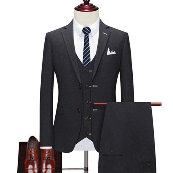 men's suits blazers suit coat pants vest 3 pcs set fashion casual boutique business solid color slim fit wedding jacket trousers 221201, White;black
men's suits blazers suit coat pants vest 3 pcs set fashion casual boutique business solid color slim fit wedding jacket trousers 221201, White;black
