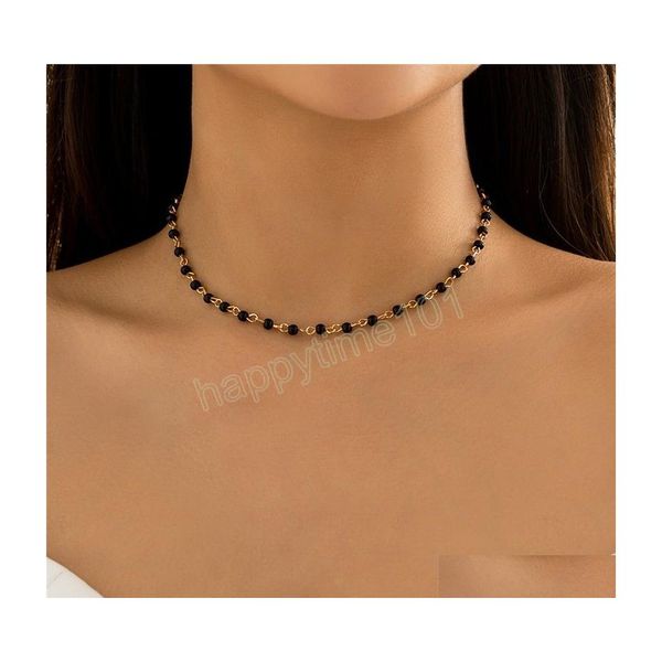 chokers simple crystal bead chain choker necklace for women handmade clavicle jewelry on the neck aesthetic accessories drop deliver dhwct, Golden;silver
chokers simple crystal bead chain choker necklace for women handmade clavicle jewelry on the neck aesthetic accessories drop deliver dhwct, Golden;silver