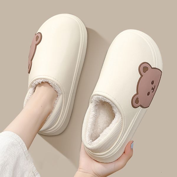 slippers winter warm outdoor shoes waterproof women and men plush indoor heel wrap cozy home autumn thick bottom 221203, Black
slippers winter warm outdoor shoes waterproof women and men plush indoor heel wrap cozy home autumn thick bottom 221203, Black