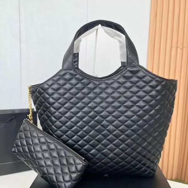 

designer women tote bags icare maxi bag large handbags fashion leather city black check totes luxury lattice travel beach loulou shopping ba
