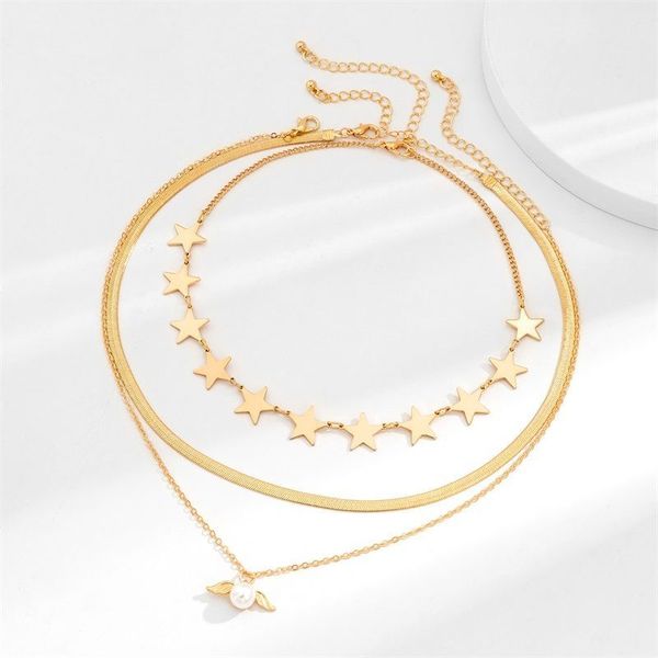 multi-layer fringed star necklace bracelet gradual change designer jewelry bracelets ring womens mens couple fashion gold silver woman desig
multi-layer fringed star necklace bracelet gradual change designer jewelry bracelets ring womens mens couple fashion gold silver woman desig