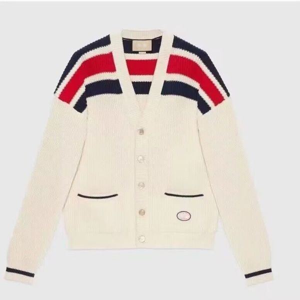 2022 striped duck jacquard knitted sweater women's casual loose cardigan autumn winter v-neck long sleeve stylish chic knitwear, White;black
2022 striped duck jacquard knitted sweater women's casual loose cardigan autumn winter v-neck long sleeve stylish chic knitwear, White;black