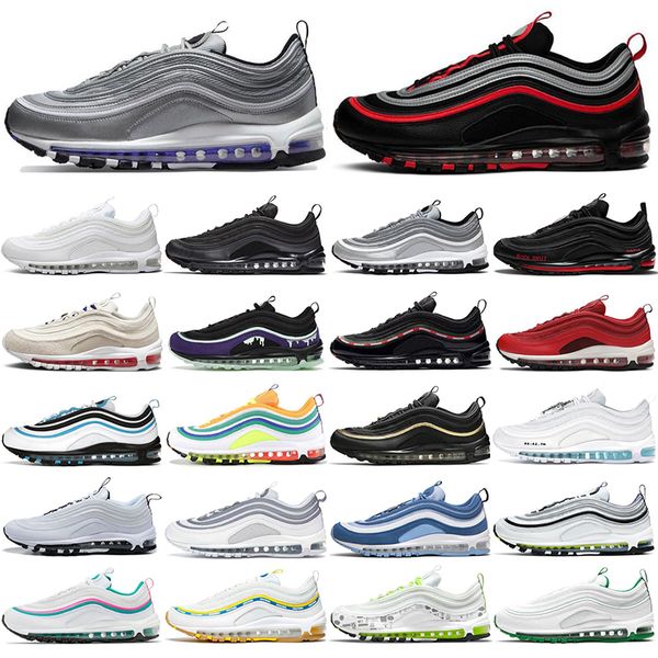 97 97s running shoes og sneakers triple white silver purple bullet reflective bred woven white ice have a day south beach designer mens trai
97 97s running shoes og sneakers triple white silver purple bullet reflective bred woven white ice have a day south beach designer mens trai