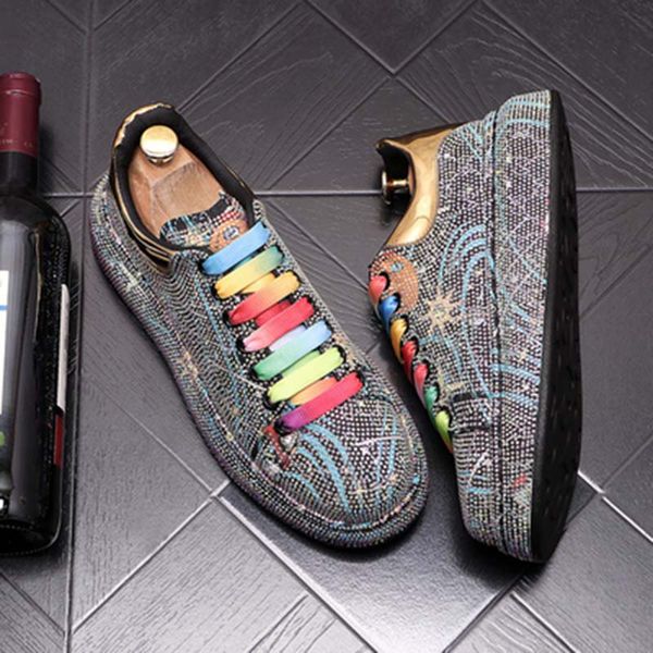 autumn running casual shoes for men breathable men's sneakers rhinestone printing fashion jogging trainers platform lace up male zapato, Black
autumn running casual shoes for men breathable men's sneakers rhinestone printing fashion jogging trainers platform lace up male zapato, Black