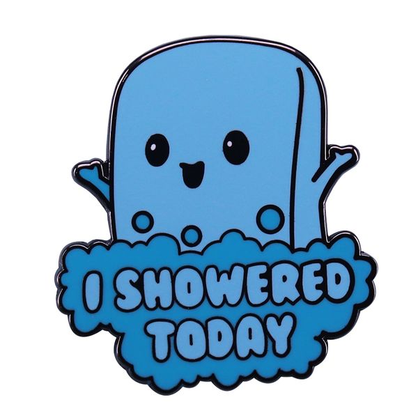 cute showered blue soap hard enamel pin jokes humor brooch novelty badge
cute showered blue soap hard enamel pin jokes humor brooch novelty badge