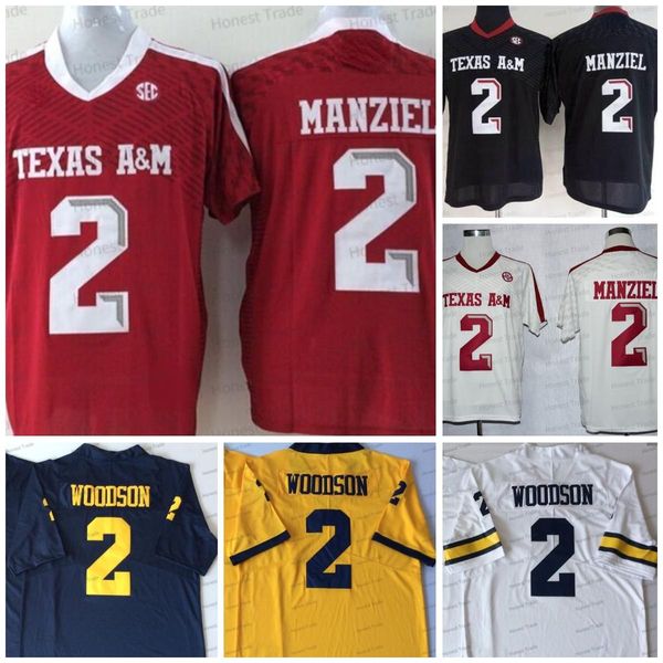 american college football wear ncaa 2 johnny manziel football jersey texas am aggies 2 charles woodson michigan wolverines mens white yellow, Black
american college football wear ncaa 2 johnny manziel football jersey texas am aggies 2 charles woodson michigan wolverines mens white yellow, Black