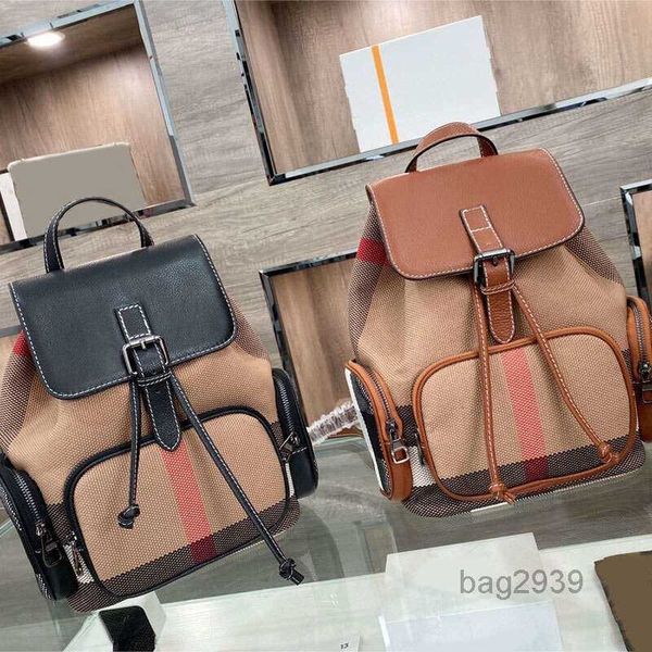 school bags women classic packback shoulder bag horseferry plaid canvas panel calfskin large capacity pocket handbags color ma
school bags women classic packback shoulder bag horseferry plaid canvas panel calfskin large capacity pocket handbags color ma