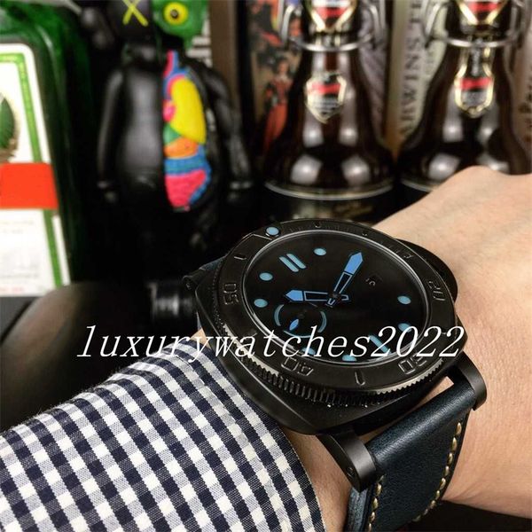 luxury men watch 47mm big size leather/rubber strap automatic mechanical black dial luminescent watches sapphire waterproof men's wrist, Slivery;brown
luxury men watch 47mm big size leather/rubber strap automatic mechanical black dial luminescent watches sapphire waterproof men's wrist, Slivery;brown