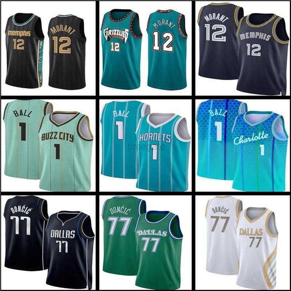 college basketball wears jerseys 12 ja morant dalla maverick luka doncic jersey lamelo ball 20 1 77 2023 memphises city mark grizzlie charlo, Black
college basketball wears jerseys 12 ja morant dalla maverick luka doncic jersey lamelo ball 20 1 77 2023 memphises city mark grizzlie charlo, Black