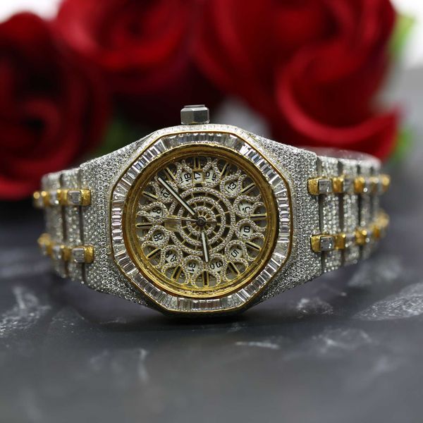 other watches wristwatches iced out customize diamond luxury men's watch handmade fine jewelry manufacturer natural diamond watch, Slivery;black
other watches wristwatches iced out customize diamond luxury men's watch handmade fine jewelry manufacturer natural diamond watch, Slivery;black