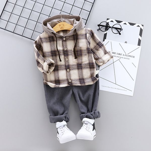 clothing sets ienens baby boys casual plaid clothes children long sleeve hooded shirts pants suit kids outing wear outfits 221203, White
clothing sets ienens baby boys casual plaid clothes children long sleeve hooded shirts pants suit kids outing wear outfits 221203, White