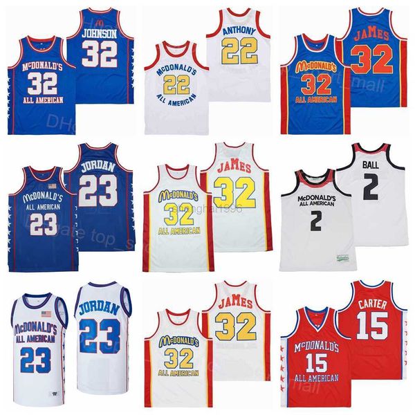 basketball jersey college basketball wears men movie all american mcdonalds vince carter 15 magic johnson 32 lebron james 23 lonzo ball 2 ca, Black
basketball jersey college basketball wears men movie all american mcdonalds vince carter 15 magic johnson 32 lebron james 23 lonzo ball 2 ca, Black