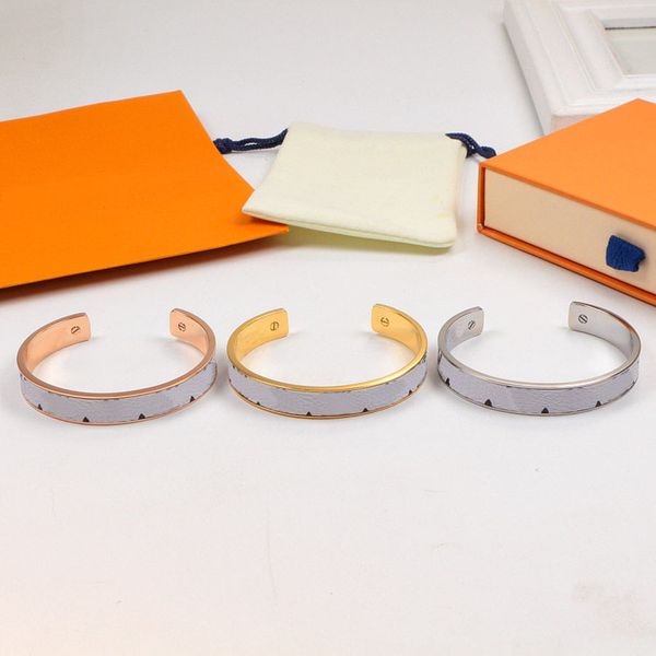 luxury designer jewelry women gold cuff bangle wide-faced presbyopia leather bracelets fashion men leather bracelet new styles, Black
luxury designer jewelry women gold cuff bangle wide-faced presbyopia leather bracelets fashion men leather bracelet new styles, Black