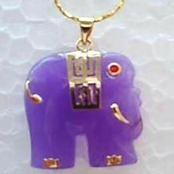 charming 25x25mm purple jade elephant pendant necklace 18 "aaa grade, Silver
charming 25x25mm purple jade elephant pendant necklace 18 "aaa grade, Silver