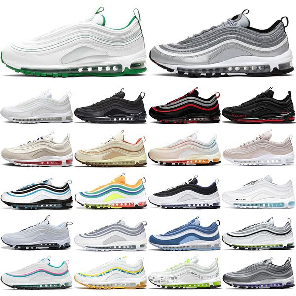97 97s og running shoes triple white silver bullet white pine green reflective bred mschf x inri jesus the future designer mens trainer spor
97 97s og running shoes triple white silver bullet white pine green reflective bred mschf x inri jesus the future designer mens trainer spor