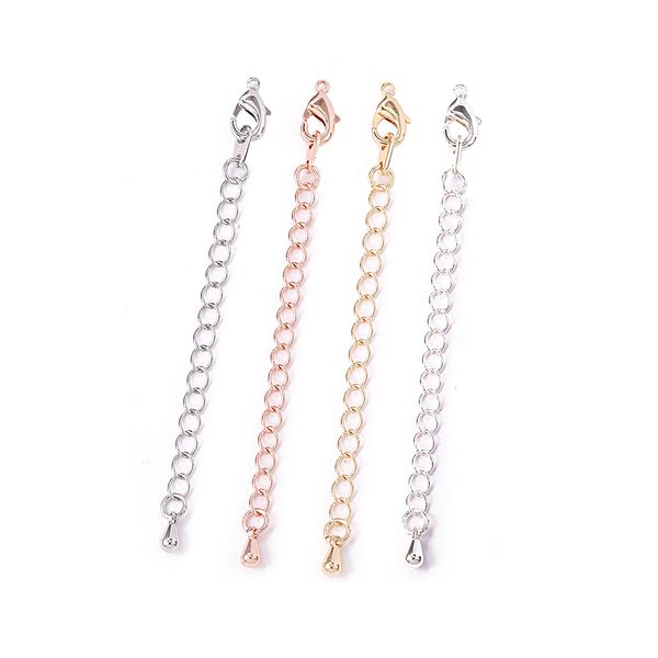 18k gold plated chain extender 56*5mm lobster clasp tail chain chain extension with drop jewelry making supplies wholesale, Silver
18k gold plated chain extender 56*5mm lobster clasp tail chain chain extension with drop jewelry making supplies wholesale, Silver