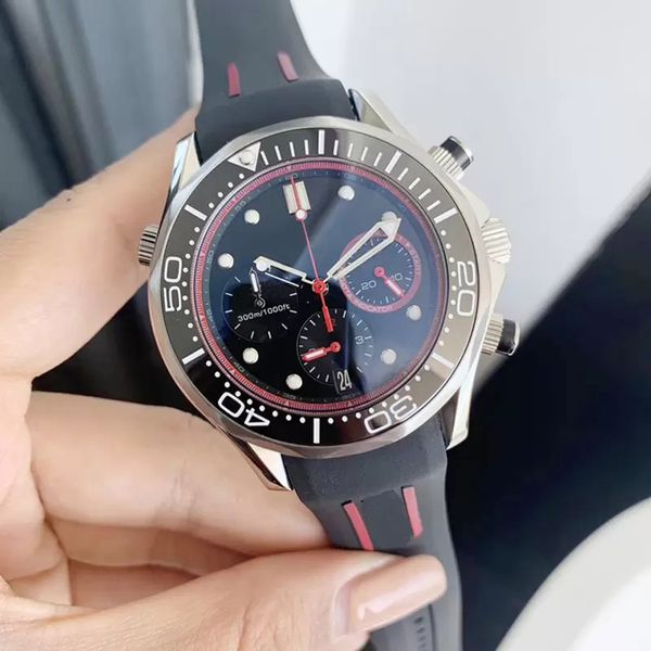 43mm male wristwatch men ceramic watch black blue rubber strap quartz chronograph sapphire crystal waterproof, Slivery;brown
43mm male wristwatch men ceramic watch black blue rubber strap quartz chronograph sapphire crystal waterproof, Slivery;brown