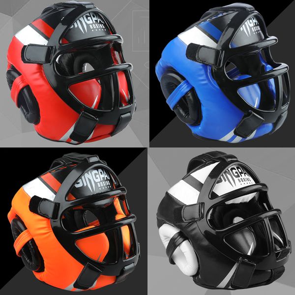 protective gear full covered high grade pu leather boxing helmet kids professional competition mma muay thai taekwondo head guard 221203
protective gear full covered high grade pu leather boxing helmet kids professional competition mma muay thai taekwondo head guard 221203
