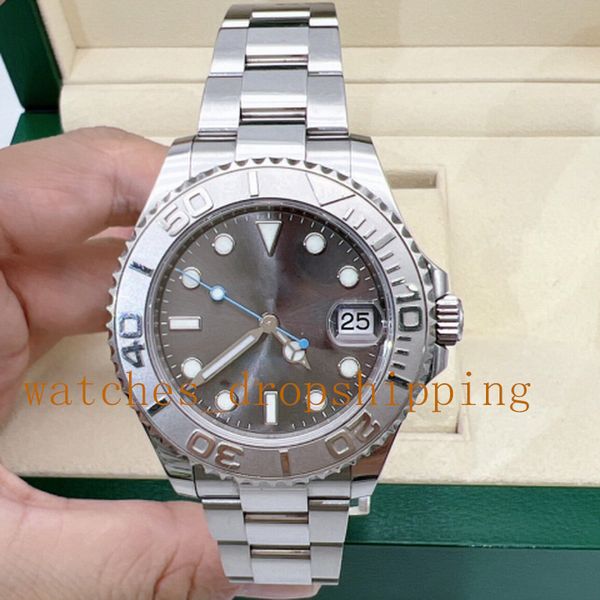 quality mens watch v5 40mm ref.268622 grey dial automatic mechanical asia movement oyster stainless steel strap sapphire glass self-winding, Slivery;brown
quality mens watch v5 40mm ref.268622 grey dial automatic mechanical asia movement oyster stainless steel strap sapphire glass self-winding, Slivery;brown