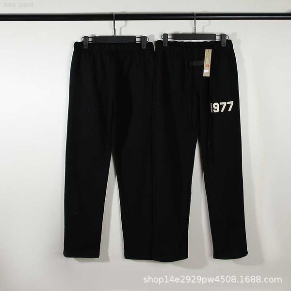 casual sports pants fog essentials season 8 double track high street loose casual 1977 flocked wide mouth drawstring fashion design, Black
casual sports pants fog essentials season 8 double track high street loose casual 1977 flocked wide mouth drawstring fashion design, Black