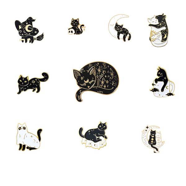 cartoons cute mystical sleeping cat brooch pins enamel metal badges lapel pin brooches jackets jeans fashion jewelry accessories
cartoons cute mystical sleeping cat brooch pins enamel metal badges lapel pin brooches jackets jeans fashion jewelry accessories