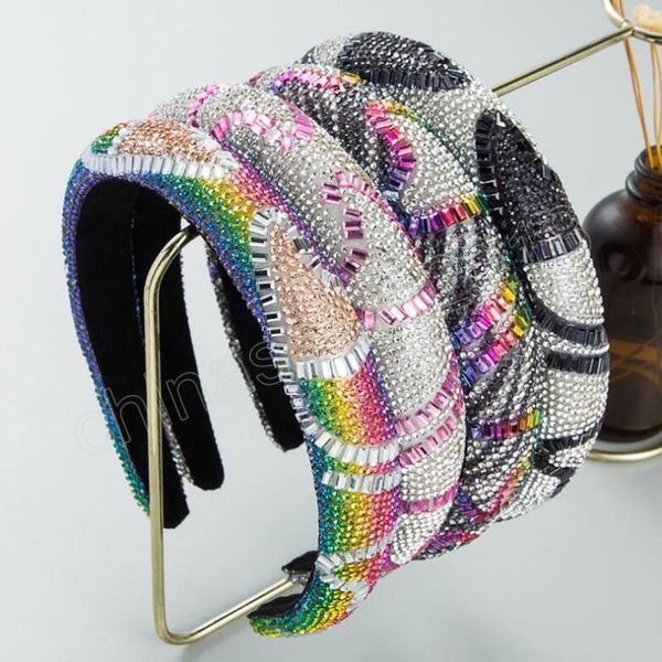 fashion headbands women's hair accessories shining rhinestone headwear girls geometric bohemia headband hairband, Silver
fashion headbands women's hair accessories shining rhinestone headwear girls geometric bohemia headband hairband, Silver