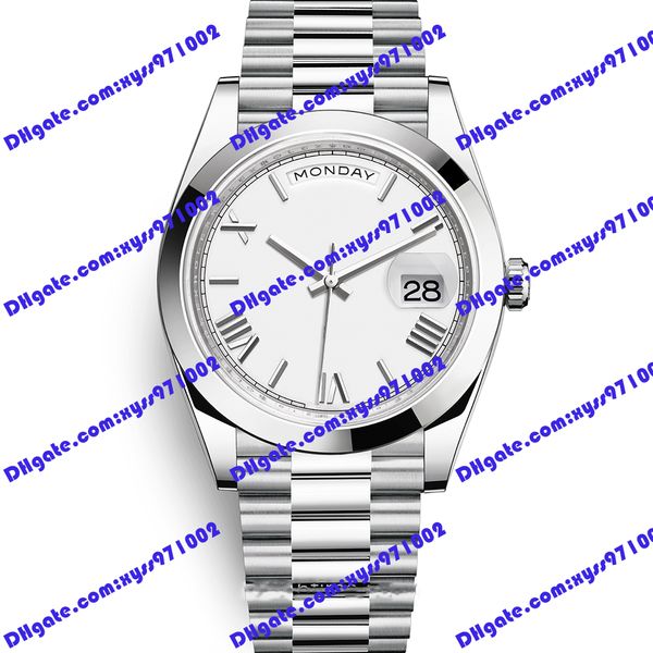 highquality men's watch 2813 automatic machine m228206 watch 40mm white roman dial luxury wristwatch silver stainless steel sapphire gl, Slivery;brown
highquality men's watch 2813 automatic machine m228206 watch 40mm white roman dial luxury wristwatch silver stainless steel sapphire gl, Slivery;brown
