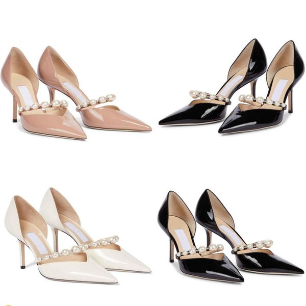 summer high heel sandals lacquer leather shoulder strap with pearl pointed head fashion elegant women's evening dress wedding party eu3, Black
summer high heel sandals lacquer leather shoulder strap with pearl pointed head fashion elegant women's evening dress wedding party eu3, Black