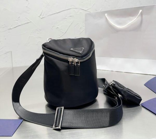 women 2pcs/set designer shoulder bags black nylon bucket cross body camera bag tote handbags clutch purse fashion purse
women 2pcs/set designer shoulder bags black nylon bucket cross body camera bag tote handbags clutch purse fashion purse