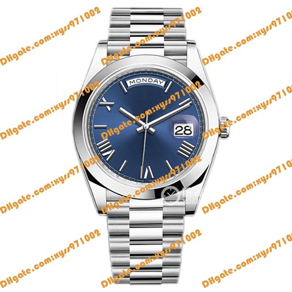 highquality men's watch 2813 automatic machine m228206 watch 40mm blue roman dial luxury wristwatch silver stainless steel sapphire gla, Slivery;brown
highquality men's watch 2813 automatic machine m228206 watch 40mm blue roman dial luxury wristwatch silver stainless steel sapphire gla, Slivery;brown