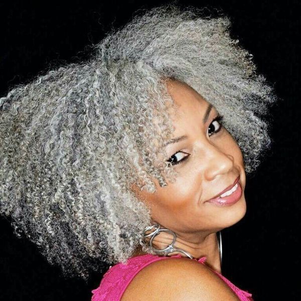 grey short kinky curly ponytail bun updo hair extension clip in silver gray salt and pepper pony tail hairpiece wraps highlights two tone bl, Black
grey short kinky curly ponytail bun updo hair extension clip in silver gray salt and pepper pony tail hairpiece wraps highlights two tone bl, Black