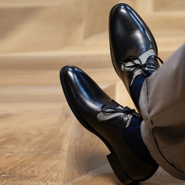 handmade oxfords gentlemen formal suit dress shoes cow leather brogue carved leather shoes wedding dress shoe, Black
handmade oxfords gentlemen formal suit dress shoes cow leather brogue carved leather shoes wedding dress shoe, Black