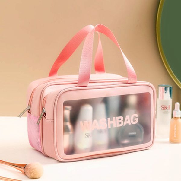 clear cosmetic bag with high handle and two pockets for women travel waterproof makeup bags
clear cosmetic bag with high handle and two pockets for women travel waterproof makeup bags