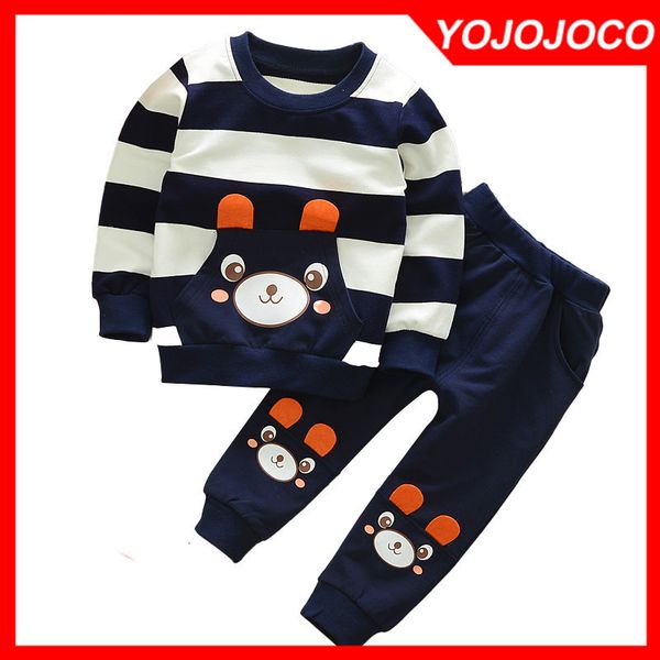 clothing sets 0-5y spring and autumn baby boy clothes cartoon cute bear stripe printed cotton two-piece suit casual 221203, White
clothing sets 0-5y spring and autumn baby boy clothes cartoon cute bear stripe printed cotton two-piece suit casual 221203, White