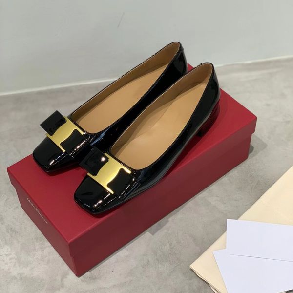 women's fashion sandals vintage squre toe pumps bowtie patent leather designer shoes brand sheepskin metal letter buckle slip-on 36-40, Black
women's fashion sandals vintage squre toe pumps bowtie patent leather designer shoes brand sheepskin metal letter buckle slip-on 36-40, Black