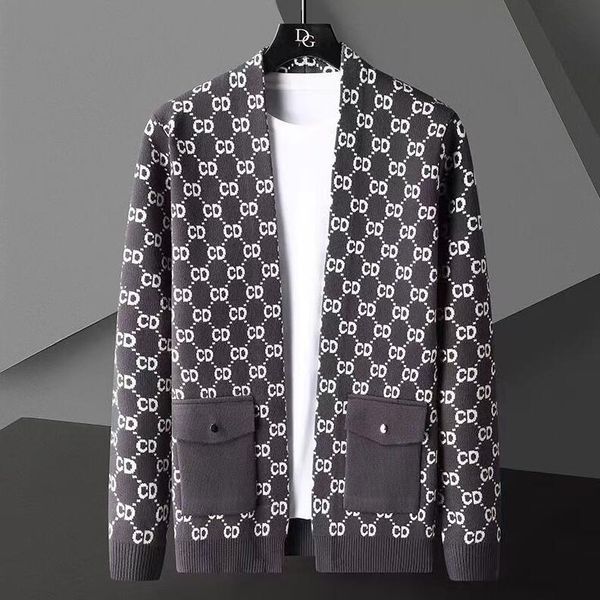 men's sweaters v-neck cardigan korean version trend loose temperament casual knitted coat, White;black
men's sweaters v-neck cardigan korean version trend loose temperament casual knitted coat, White;black