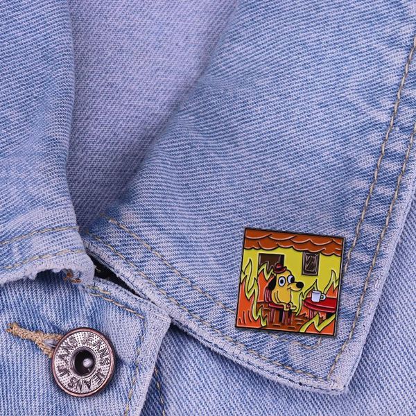 drink coffee dog meme enamel pin stay calm gentleman puppy brooch i am okay with the events that are unfolding currently, Blue
drink coffee dog meme enamel pin stay calm gentleman puppy brooch i am okay with the events that are unfolding currently, Blue