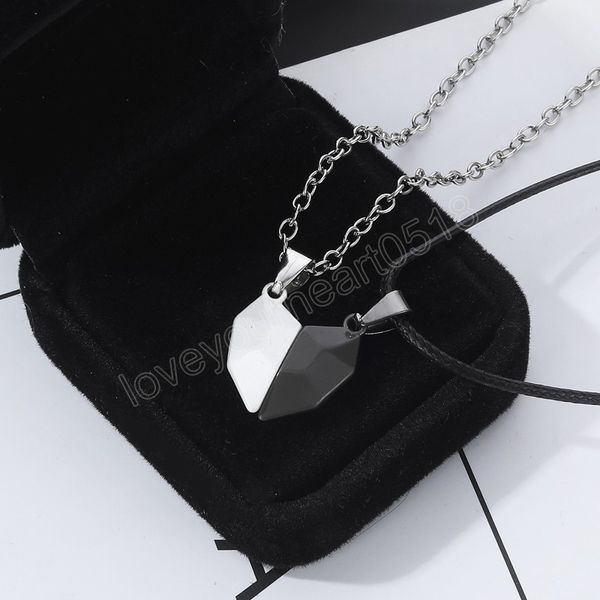 fashion magnetic couple necklace for lovers gothic heart pendant necklaces men women party gift jewelry, Silver
fashion magnetic couple necklace for lovers gothic heart pendant necklaces men women party gift jewelry, Silver