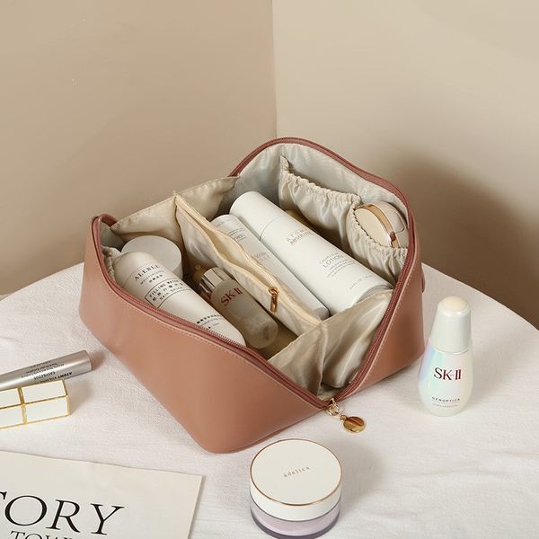 large-capacity travel cosmetic bag portable leather makeup pouch women waterproof bathroom washbag
large-capacity travel cosmetic bag portable leather makeup pouch women waterproof bathroom washbag
