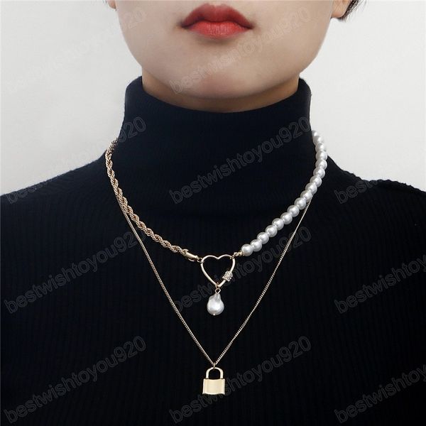elegant pearl short choker necklace for women shell love heart pendant clavicle chain jewelry, Silver
elegant pearl short choker necklace for women shell love heart pendant clavicle chain jewelry, Silver