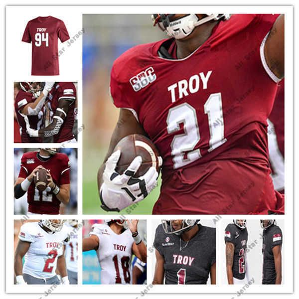 american college football wear custom 2021 college troy trojan football jersey taylor powell kimani vidal luke whittemore carlton martial zi, Black
american college football wear custom 2021 college troy trojan football jersey taylor powell kimani vidal luke whittemore carlton martial zi, Black
