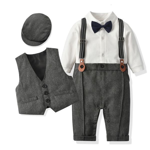 clothing sets born boy formal clothes set infant gentleman birthday romper outfit with hat vest long sleeve jumpsuit suit 221203, White
clothing sets born boy formal clothes set infant gentleman birthday romper outfit with hat vest long sleeve jumpsuit suit 221203, White